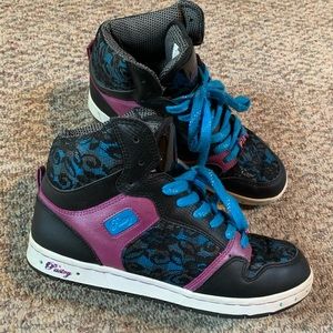 Pastry Glam Pie High Top Dance Sneakers Size 11